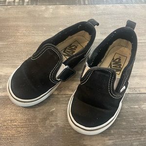 Black Vans Unisex Toddler size 8